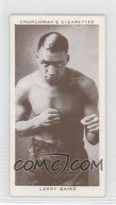 1938 Churchman's Boxing Personalities - Tobacco [Base] #17 - Larry Gains