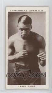 1938 Churchman's Boxing Personalities - Tobacco [Base] #17 - Larry Gains