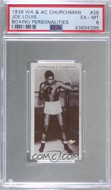 1938 Churchman's Boxing Personalities - Tobacco [Base] #26 - Joe Louis [PSA 6 EX‑MT]