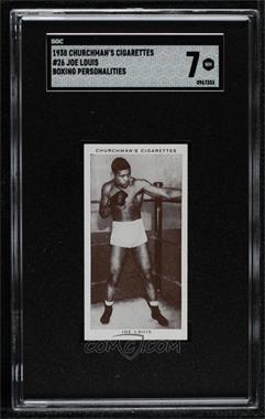 1938 Churchman's Boxing Personalities - Tobacco [Base] #26 - Joe Louis [SGC 7 NM]