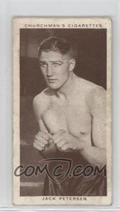 1938 Churchman's Boxing Personalities - Tobacco [Base] #32 - Jack Petersen [Poor to Fair]