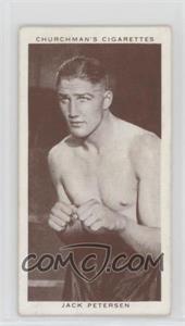 1938 Churchman's Boxing Personalities - Tobacco [Base] #32 - Jack Petersen [Poor to Fair]