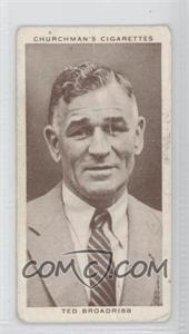 1938 Churchman's Boxing Personalities - Tobacco [Base] #45 - Ted Broadribb [Good to VG‑EX]