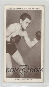 1938 Churchman's Boxing Personalities - Tobacco [Base] #9 - Dave Crowley [Good to VG‑EX]