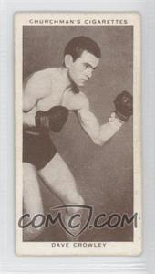 1938 Churchman's Boxing Personalities - Tobacco [Base] #9 - Dave Crowley [Good to VG‑EX]