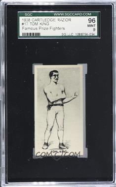 1938 Fred C. Cartledge Razors Famous Prize Fighters - [Base] #17 - Tom King [SGC 9 MINT]