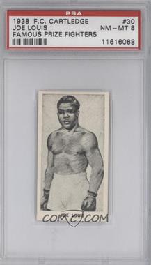 1938 Fred C. Cartledge Razors Famous Prize Fighters - [Base] #30 - Joe Louis [PSA 8 NM‑MT]
