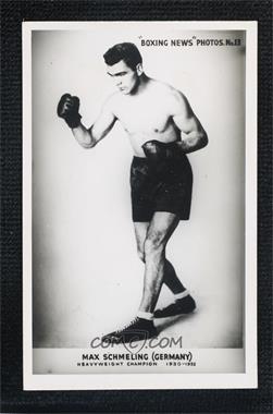 1940-70 Boxing News Photos - [Base] #13 - Max Schmeling [Poor to Fair]