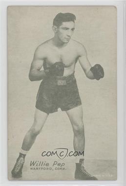 1947-66 Boxing Exhibits - [Base] #_WIPE - Willie Pep [Poor to Fair]