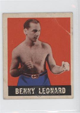 1948 Leaf - [Base] #3 - Benny Leonard [Good to VG‑EX]