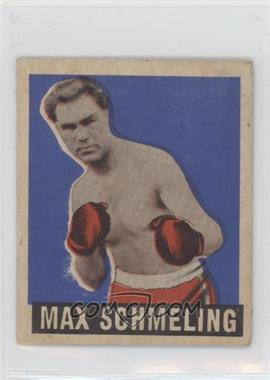 1948 Leaf - [Base] #32 - Max Schmeling [Good to VG‑EX]