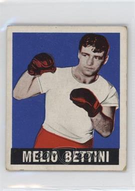 1948 Leaf - [Base] #36 - Melio Bettini [Good to VG‑EX]