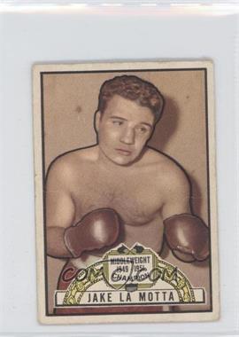 1951 Topps Ringside - [Base] #3 - Jake LaMotta [Good to VG‑EX]