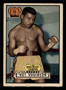 1951 Topps Ringside - [Base] #43 - Ray Robinson [EX]