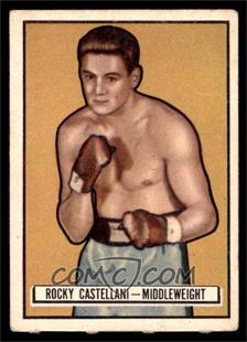 1951 Topps Ringside - [Base] #48 - Rocky Castellani [VG]