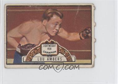 1951 Topps Ringside - [Base] #50 - Lou Ambers