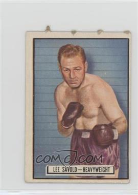 1951 Topps Ringside - [Base] #52 - Lee Savold