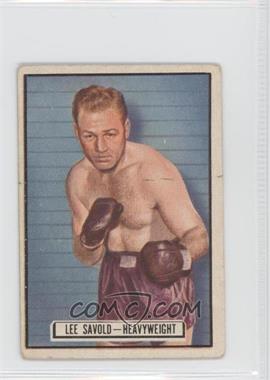 1951 Topps Ringside - [Base] #52 - Lee Savold [Good to VG‑EX]