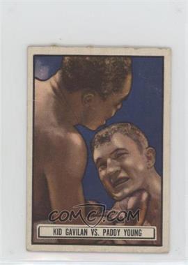 1951 Topps Ringside - [Base] #75 - Kid Gavilan vs. Paddy Young [Good to VG‑EX]