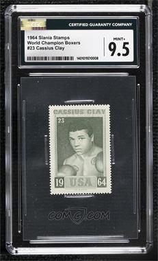 1964 Slania Stamps - [Base] #23 - Cassius Clay [CGC 9.5 Mint+]