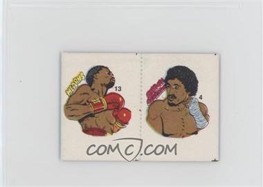 1985 Fight of the Century Stickers - [Base] - Pairs #13/4 - Thomas Hearns, Samuel Serrano