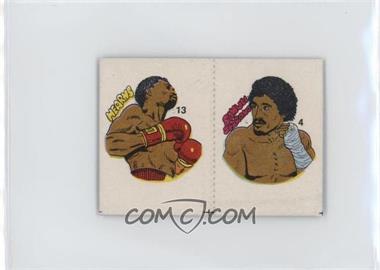 1985 Fight of the Century Stickers - [Base] - Pairs #13/4 - Thomas Hearns, Samuel Serrano