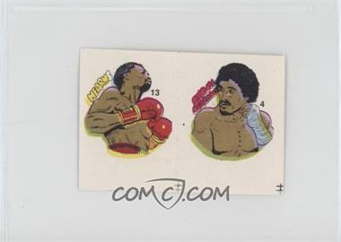 1985 Fight of the Century Stickers - [Base] - Pairs #13/4 - Thomas Hearns, Samuel Serrano