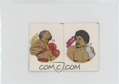 1985 Fight of the Century Stickers - [Base] - Pairs #13/4 - Thomas Hearns, Samuel Serrano