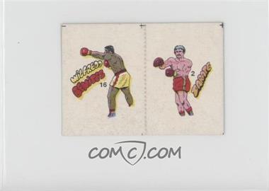 1985 Fight of the Century Stickers - [Base] - Pairs #16/2 - Wilfred Benitez, Carlos Zarate