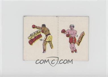 1985 Fight of the Century Stickers - [Base] - Pairs #16/2 - Wilfred Benitez, Carlos Zarate