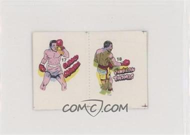 1985 Fight of the Century Stickers - [Base] - Pairs #17/18 - Carmona/Thomas