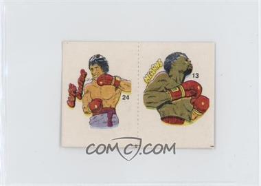 1985 Fight of the Century Stickers - [Base] - Pairs #24/13 - Lupe Pintor, Thomas Hearns