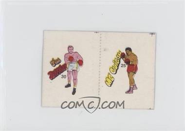 1985 Fight of the Century Stickers - [Base] - Pairs #30/25 - Jim Jeffries, Barry McGuigan