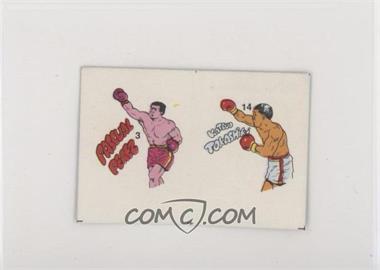 1985 Fight of the Century Stickers - [Base] - Pairs #3/14 - Pascual Perez, Katsuo Tokashiki