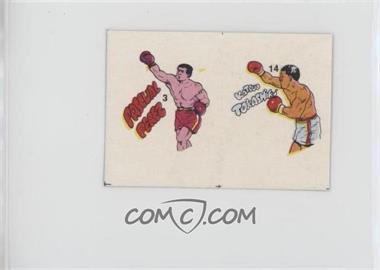 1985 Fight of the Century Stickers - [Base] - Pairs #3/14 - Pascual Perez, Katsuo Tokashiki