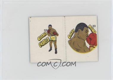 1985 Fight of the Century Stickers - [Base] - Pairs #32/33 - Ezzard Charles, Larry Holmes