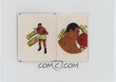 1985 Fight of the Century Stickers - [Base] - Pairs #32/33 - Ezzard Charles, Larry Holmes