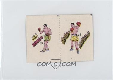 1985 Fight of the Century Stickers - [Base] - Pairs #35/36 - Max Schmeling, Rocky Marciano