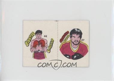 1985 Fight of the Century Stickers - [Base] - Pairs #44/27 - Santos Laciar, Roberto Duran