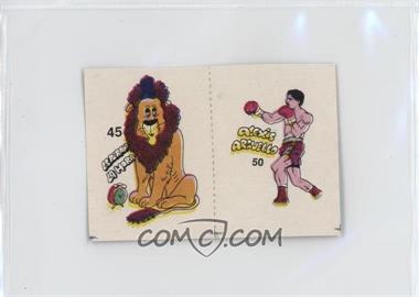 1985 Fight of the Century Stickers - [Base] - Pairs #45/50 - Alexis Arguello