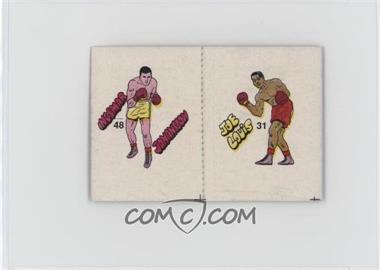 1985 Fight of the Century Stickers - [Base] - Pairs #48/31 - Ingemar Johanssen, Joe Louis