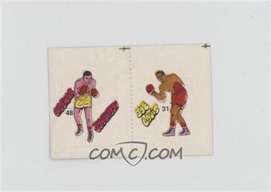 1985 Fight of the Century Stickers - [Base] - Pairs #48/31 - Ingemar Johanssen, Joe Louis