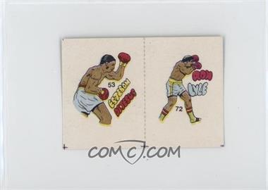 1985 Fight of the Century Stickers - [Base] - Pairs #53/72 - Esteban de Jesus, Ron Lyle