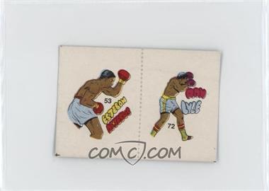 1985 Fight of the Century Stickers - [Base] - Pairs #53/72 - Esteban de Jesus, Ron Lyle