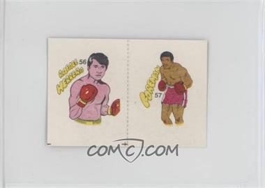 1985 Fight of the Century Stickers - [Base] - Pairs #56/57 - Rafael Herrera, George Foreman