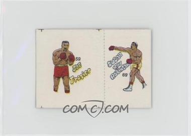 1985 Fight of the Century Stickers - [Base] - Pairs #59/69 - Joe Frazier, Sugar Ray Robinson