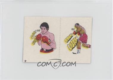 1985 Fight of the Century Stickers - [Base] - Pairs #66/62 - Bobby Chacon, Sonny Liston