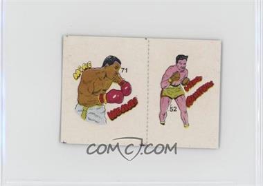 1985 Fight of the Century Stickers - [Base] - Pairs #71/52 - Mike Weaver, Henry Armstrong
