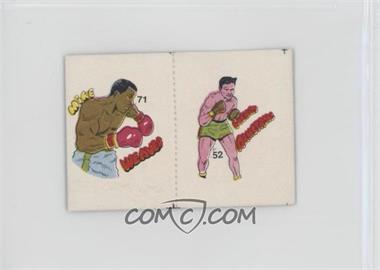 1985 Fight of the Century Stickers - [Base] - Pairs #71/52 - Mike Weaver, Henry Armstrong