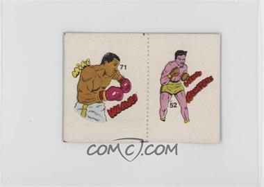 1985 Fight of the Century Stickers - [Base] - Pairs #71/52 - Mike Weaver, Henry Armstrong